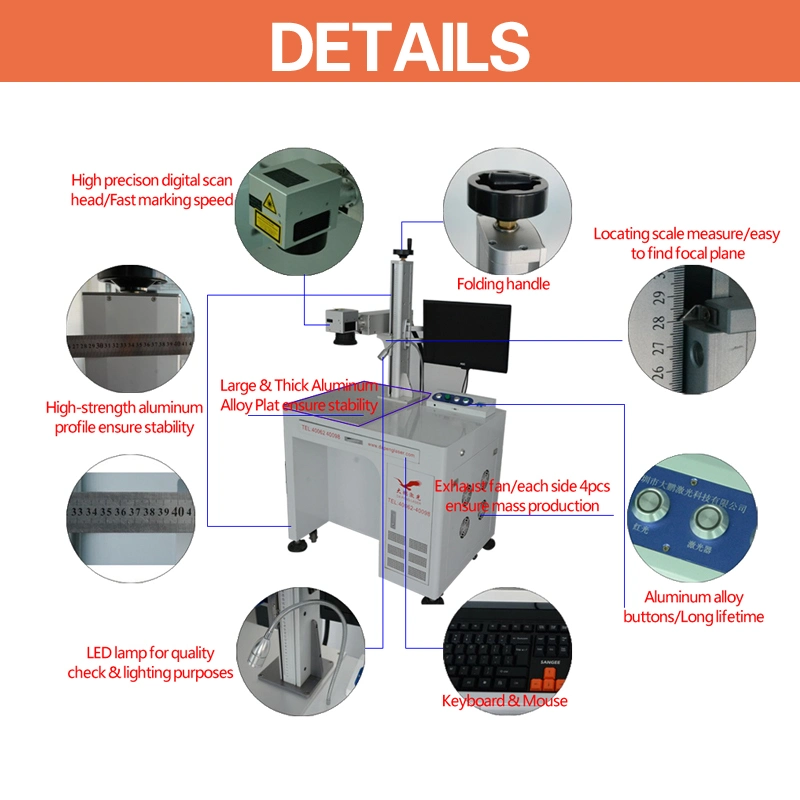 Shenzhen Factory Direct Multi-Function Laser Marking Machine Metal Laser Marking Machine Plastic Green Laser Marking Machine