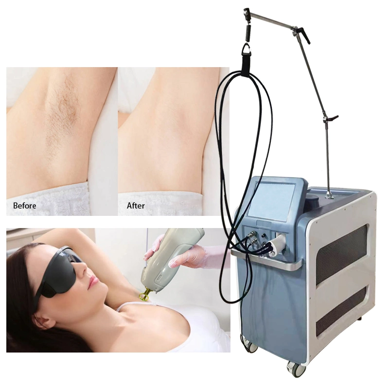 Long Pulsed ND YAG 1064nm Alexandrite 755nm Laser Gentle PRO Laser for Hair Removal