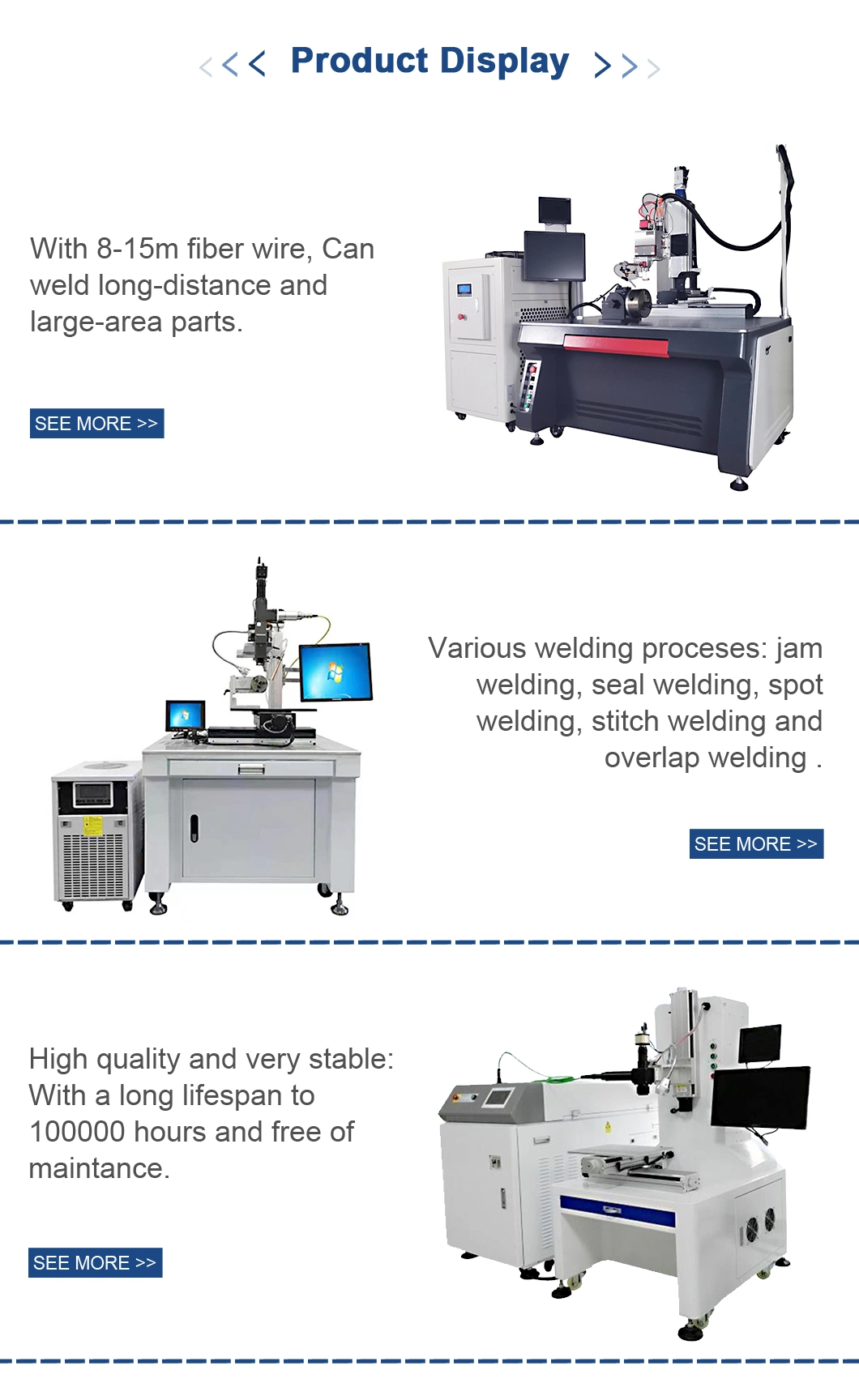 Long Lasting Optical Fiber Laser Continuous Welding Machine for	Picture Tube Electron Guns