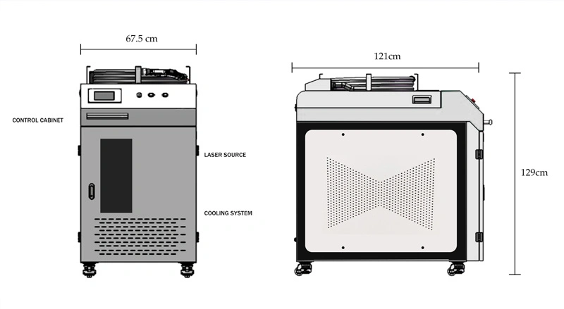 High Quality Cheap Laser Machine 100W 200W 300W 1000W 1500W Laser Cleaning Machine